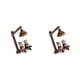 thumbnail image 4 of Ounissouiy Feliz pareja de ancianos estatuilla resina vejez vida hogar Decoración gato Gato 2piezas, 4 of 6