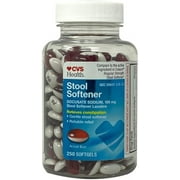 CVS Regular Strength Stool Softener, Docusate Sodium 100 mg, softgels, 250 Count