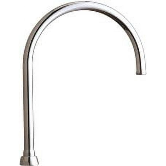 Chicago Faucet Ecast 8 Inch. Rigid Swing Field Convertible Gooseneck Spout