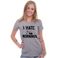 thumbnail image 4 of I Hate Mornings Sleeping Panda Womens Slim Fit Graphic Tee Brisco Brands S, 4 of 5