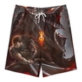 thumbnail image 3 of Berserk Short Sweatpants Summer Daily Cozy Lounge Shorts 3D Printed Beach Shorts Sweatpants With Drawstring And Pockets, 3 of 7