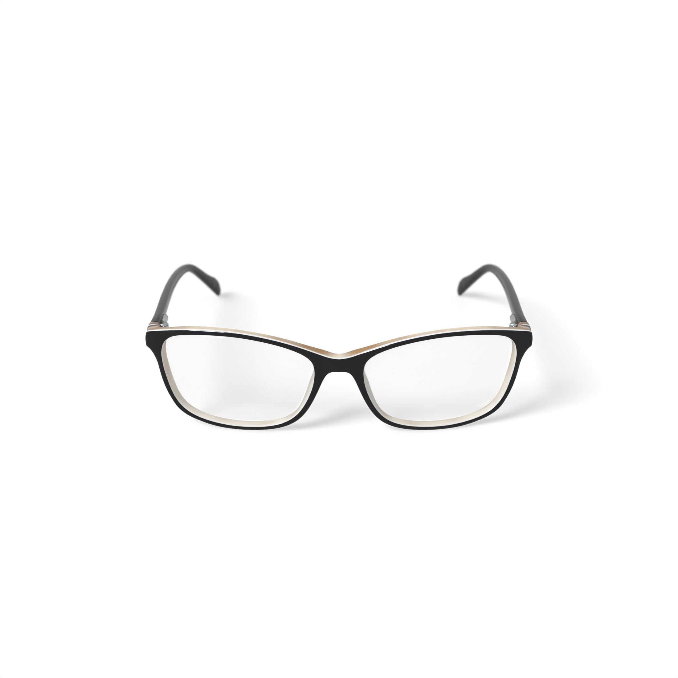 Laura Ashley Women's Lily Rectangular Prescription Eyeglasses with Case, Brown