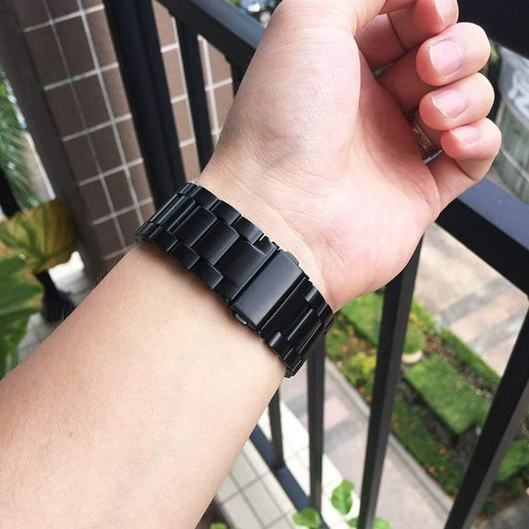 For Fenix 5X/Fenix 6X QuickFit Watch Band,26mm Metal Stainless Steel  Wristband Strap with Security Buckle for Garmin Fenix 5X/5X Plus,Fenix 6X