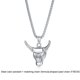thumbnail image 2 of Minnieouse Collar de animales para adultos, diseño Simple portátil, estilo Hiphop, colgante de acero inoxidable, fiesta, banquete, joyería, regalo de Ropa, zapatos y accesorios Miscelánea Plata Minnieouse AP014762-01B, 2 of 6