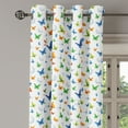 thumbnail image 2 of Ambesonne Colorful Grommet Curtain, Butterflies Animal, 50" x 96", Multicolor, 2 of 6