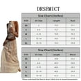 thumbnail image 7 of Women's Solid Color Sexy Backless Halter Tie Ruffle Lace Trim Tank Top Long Dress Set, 7 of 7
