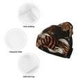 thumbnail image 3 of Pofeuu Whimsical Halloween Skeletons Print Beanie Hat for Men Women Knit Winter Hat Warm Cuffed Skull Beanie Slouchy Soft Unisex, 3 of 6