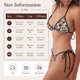 thumbnail image 5 of Fotbe Dreamcatcher Traje de Baño para Mujer de Dos Piezas – Bikini Sexy de Tirantes Tipo Halter con Diseño Triangular, 5 of 6