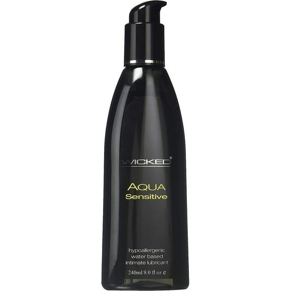 Wicked Aqua Sensitive Lubricant | Hypoallergenic Water Aloe Based Lubricant