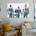 thumbnail image 6 of Troy Aikman, Michael Irvin, Emmitt Smith Canvas Poster Room Aesthetic Poster Print Art Wall Painting Canvas Posters Gifts Modern Bedroom Decor 12x18inch(30x45cm), 6 of 6