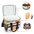 thumbnail image 6 of FORMRS Insulated Cooler Bag 24 Cans Capacity Soft Leakproof Lunch Box with Side Pockets, Pumpkins Pattern, 6 of 7