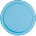 thumbnail image 3 of 9" Paper Dinner Plates, Light Blue, 8ct, 3 of 4