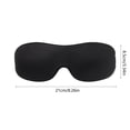 thumbnail image 3 of Blackouts Eye Mask for Men & Women | Eyelash-Friendly 3D Contoured Sleep Mask | Adjustable Strap | Light Blocking Polyester Foam | Travel & Nap | Ultra Lightweight | 21x8.5cm | 1 Pack | Black, Gray, 3 of 6