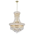 thumbnail image 1 of CWI Lighting Lustre Empire à 6 Lumières avec Fini Doré, 1 of 2