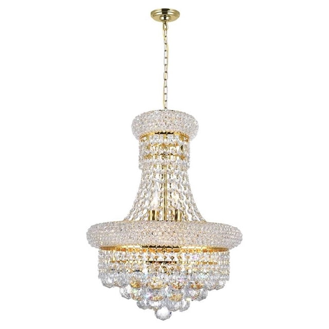 CWI Lighting Lustre Empire à 6 Lumières avec Fini Doré