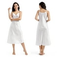 thumbnail image 5 of Women Sleepwear Satin Nightgown Mini Slip Chemise Long Nightwear, 5 of 5