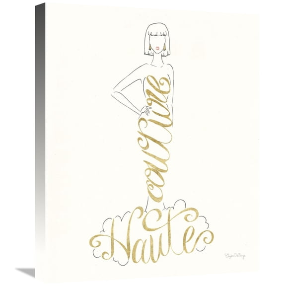 Global Gallery's 'Stylish Sayings IV' By Elyse DeNeige Stretched Canvas Wall Art