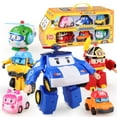 thumbnail image 1 of Kid Toys Robocar Poli Transformation Robot Poli Amber Roy Car Toys Action Figure Toys For Children Best Gifts, 1 of 3
