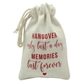 thumbnail image 3 of Darling Souvenir Hangover Recovery Kit Wedding Party Favor Bags Hangover Only Last a Day, Memories Last Forever First Aid Kit Bag 4 x 6 Inch, 10 Pcs, 3 of 6