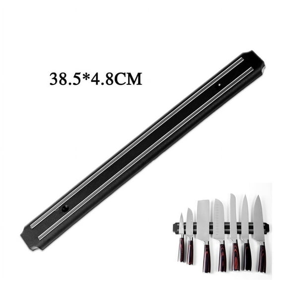 INTSUPERMAI Wall Mounted Magnetic Knife Block Rack Storage Holder 15 inch