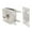 Square Single Door, variant on kowaku Frameless Glass Door Lock, Push Sliding Door Lock, Keyless Gate Lock, Mechanical Password Lock for Bathroom, Shopping Mall, Shower Room Round Single Door