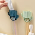 thumbnail image 5 of Home & Living Self-adhesive Bathroom Accessories Drain Shelf Seamless Toothbrush Holder Cactus Hook Shaver Organizer Storage Rack WHITE, 5 of 8