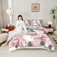 thumbnail image 4 of Castle Fairy Kids Cartoon Snowman 2pcs Bedding Comforter Set,Merry Christmas Twin Comforter Sets,Xmas Gifts Breathable Bedding Set,Luxury Bedroom Decor, 4 of 8