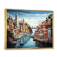 thumbnail image 2 of Designart "CoastalSimplicity Harbor Hues I" Nautical & Beach Floater Framed Canvas Art Print, 2 of 7