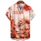 thumbnail image 3 of Las camisas más nuevas para hombres, camisa hawaiana con estampado 3D de dragón, camiseta de uso diario para hombres, camisa casual de animales para hombres, ropa de moda para hombres, blusas, 3 of 5