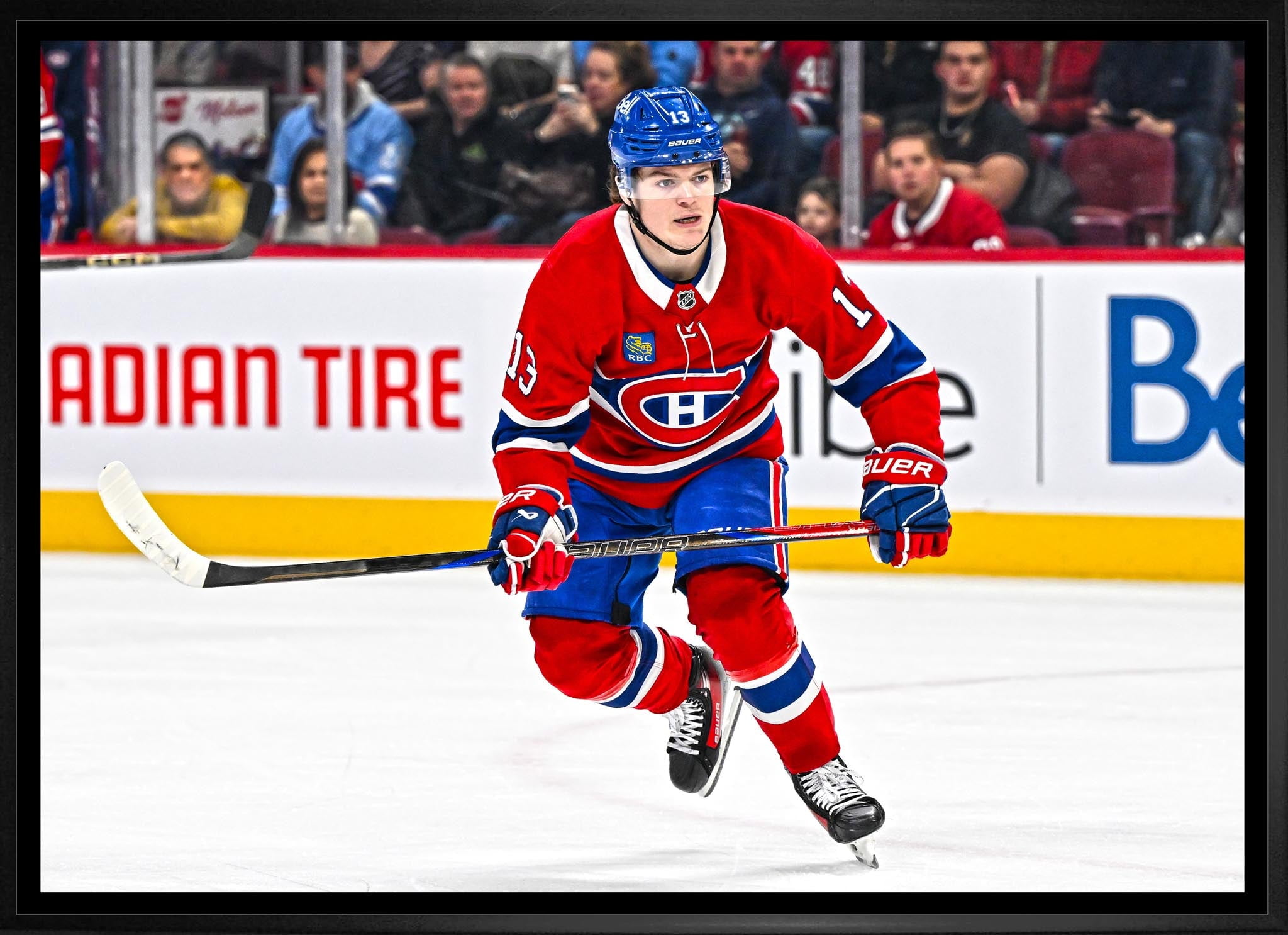 Cole Caufield 20x29 Framed Canvas Montreal Canadiens - Walmart.ca