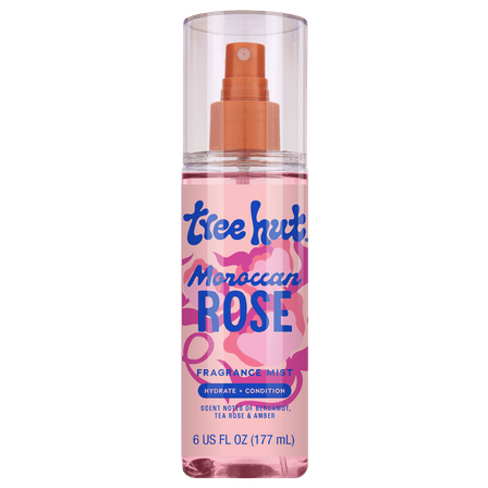 Tree Hut Moroccan Rose Hydrating and Conditioning Fragrance Mist, 6 fl oz