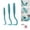 蓝色, variant on 3PCS Tick Remover Tool Set, Safe Tick Removal Tweezers for Dogs, Cats & Humans, Pet Kit