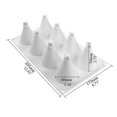 thumbnail image 3 of 8 Holes Silicone Cake Mold Cone Shape Cake Molds Chocolate Mould Mousse Mold Cake Pan Baking Gadgets Microwave Oven Safe, 3 of 4
