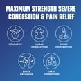 thumbnail image 4 of Mucinex Sinus-Max Severe Congestion & Pain Medicine, OTC Headache Relief, Nasal Decongestant, 6 fl oz, 4 of 11