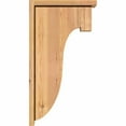 thumbnail image 3 of 5 1/2"W x 14"D x 26"H Del Monte Smooth Corbel w/Backplate, Western Red Cedar, 3 of 9