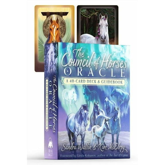 The Council of Horses Oracle: A 40-Card Deck and Guidebook, (Paperback)