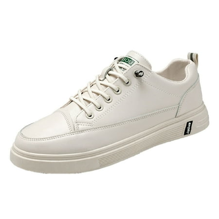 HSMQHJWE Wide Sneakers For Men Men Casual Shoes 14 Wide Men All Breathable Leather Casual Men S Casual Slip On Shoes