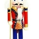 thumbnail image 3 of Cascanueces de soldado tradicional con uniforme rojo, Navidad festiva, perfecto Lanza, 3 of 8