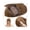 Light Brown, variant on Hair Toppers for Women 6"-18" Real Human Hair with Bangs, 7x12.5cm Silk Base Clip In Hair Extension 150% Densiny Indian Hair Straight Hair Pieces