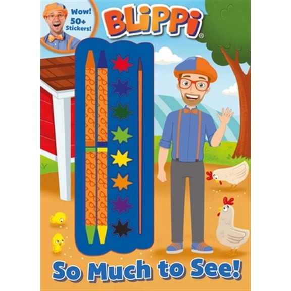 Pre-Owned Blippi: So Much to See! (Coloring Books with Covermount) Paperback
