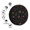 thumbnail image 5 of Easygdp Heart and Stars Automobile Tire Dust Cover, 14-17in Spare Tire Cover Universal Fit for Trailer, Car, Truck, SUV, Jeep - 14 inch, 5 of 9