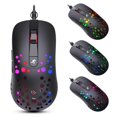 thumbnail image 1 of facefd Gaming Mini Wired Keyboard RGB Backlit USB for Laptops Keyboard Mouse Combo, 1 of 9