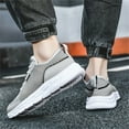 thumbnail image 4 of Vedolay Mens Summer Sneakers Sneakers For Men Slip On Walking Shoes Non Slip Fashion Flats Loafer,Gray 11, 4 of 5