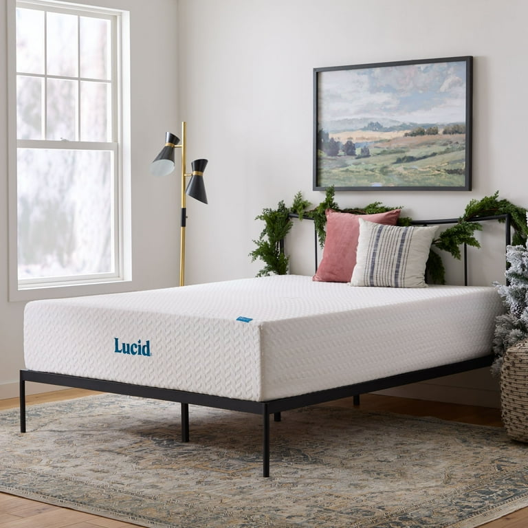 Lucid Bliss 14 Gel Memory Foam Mattress - Plush Twin XL - Walmart.com