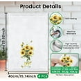thumbnail image 2 of Sunflower and Butterfly Decorative Kitchen Towels Set of 4, Soft & Absorbent Microfiber Dish Towel for Kitchen Tea Coffee Bar Home, Best Gift for Housewarming Christmas Thanksgiving Birthday, 2 of 6