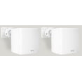 thumbnail image 2 of Rockville Cube White Pair 3.5-in 30W RMS Each, Home Theater Wall Speakers 8 Ohm, 360 Swivel Brackets, 2-Way Sound, ABS Cabinet, 2 of 8