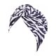 thumbnail image 2 of Qarigey Turbante africano nudo estilo bohemio protección solar banda ancha accesorios elásticos sombreros gorro mujer negro blanco cebra Type3 NO3 Qarigey AP011267-38B, 2 of 5