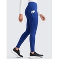 thumbnail image 5 of CRZ YOGA Water-Resistant Fleece Athletic Leggings Pockets 28" Thermal Hiking Casual Workout Womens Pants, 5 of 7