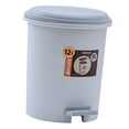 thumbnail image 4 of Large Capacity Foot Pedal Trash Can, Lid, Multifunctional Kitchen Garbage Bin, 12L Waste Can for Kitchen, Living Room, Toilet, 4 of 8