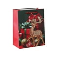 thumbnail image 2 of Christmas Red Handbag Paper Shopping Bag Holiday Gift Gift Packaging Bag, 2 of 6